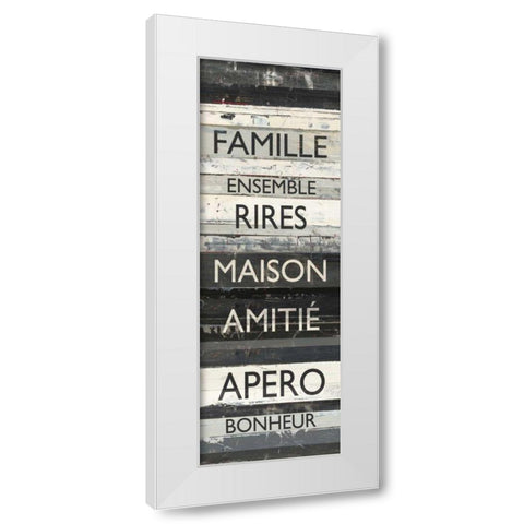 Zephyr Quote III White Modern Wood Framed Art Print by Schick, Mike