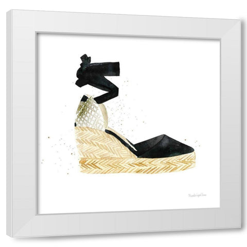 Beach Glam VI No Words White Modern Wood Framed Art Print by Charro, Mercedes Lopez