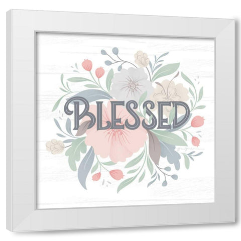 Farmhouse Floral II White Modern Wood Framed Art Print by Graham, Gia