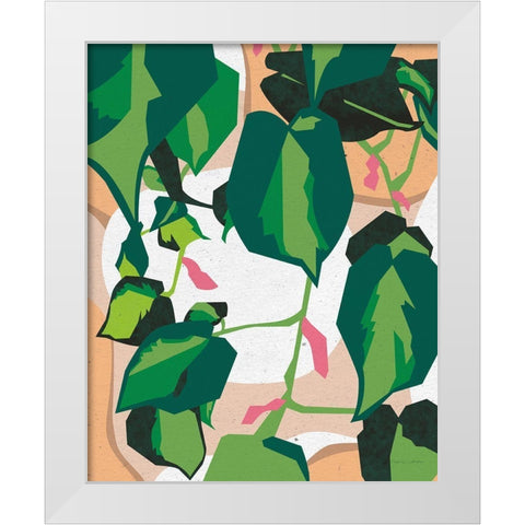 Green House II White Modern Wood Framed Art Print by Gallagher, Megan