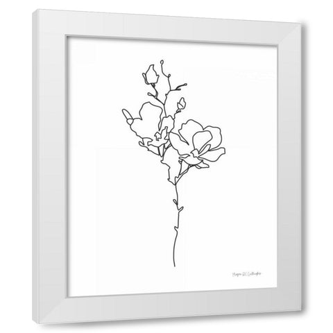 Potted Beauty III White Modern Wood Framed Art Print by Gallagher, Megan