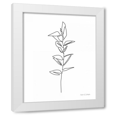 Potted Beauty IV White Modern Wood Framed Art Print by Gallagher, Megan