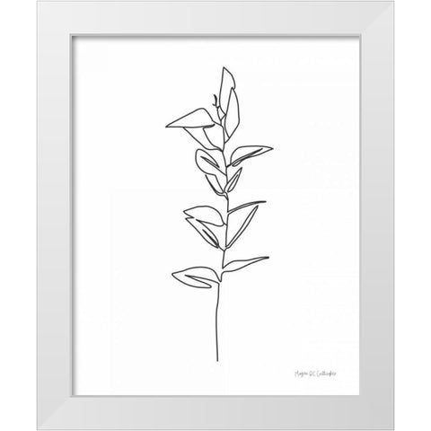 Potted Beauty IV White Modern Wood Framed Art Print by Gallagher, Megan