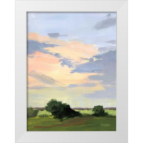 Skylight II v2 White Modern Wood Framed Art Print by Munger, Pamela