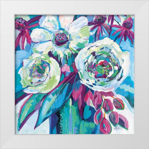 Vision Jewel Crop White Modern Wood Framed Art Print by Vertentes, Jeanette