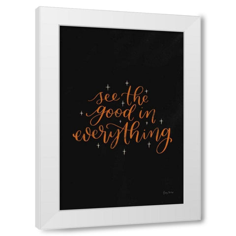 Mod Glam See the Good II Black White Modern Wood Framed Art Print by Thorns, Becky