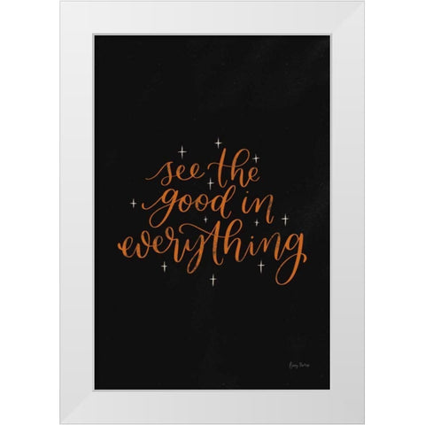 Mod Glam See the Good II Black White Modern Wood Framed Art Print by Thorns, Becky