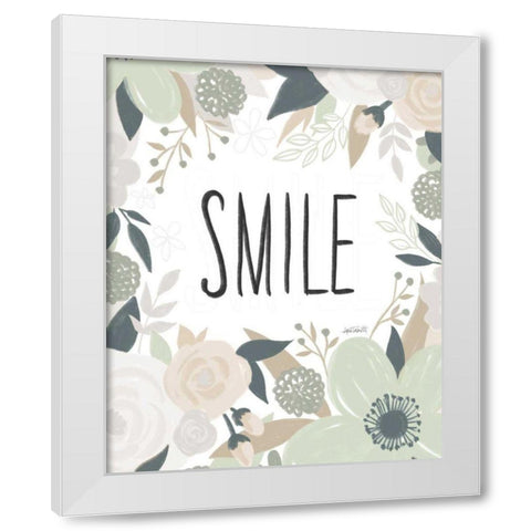 Happy Thoughts III White Modern Wood Framed Art Print by Tavoletti, Anne