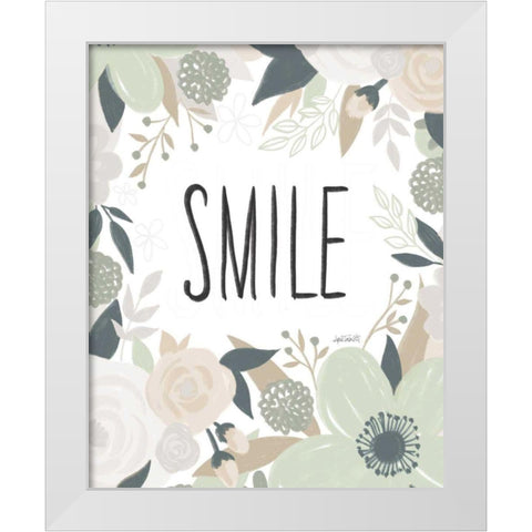 Happy Thoughts III White Modern Wood Framed Art Print by Tavoletti, Anne