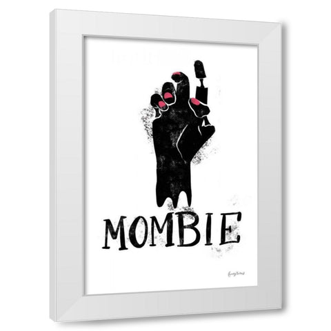 Sophisticated Spooky XI White Modern Wood Framed Art Print by Thorns, Becky