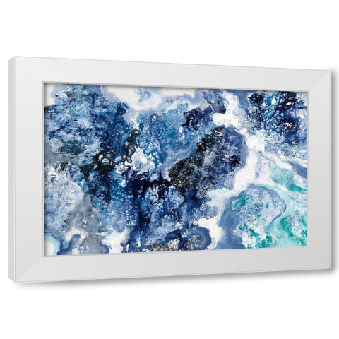 Tidal Reflection Crop White Modern Wood Framed Art Print by Vassileva, Silvia
