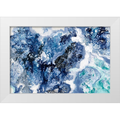 Tidal Reflection Crop White Modern Wood Framed Art Print by Vassileva, Silvia