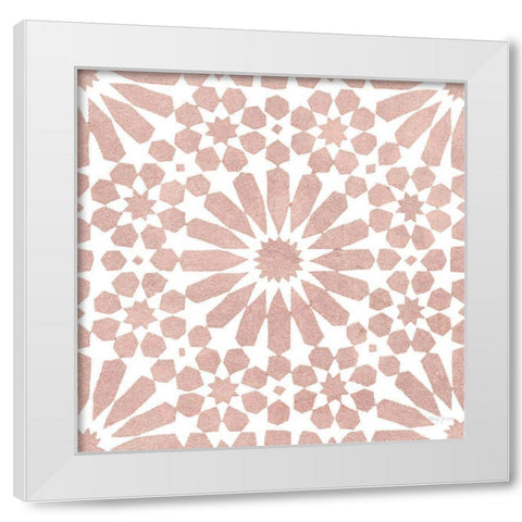 Simply Elegant IV Rose Gold Crop White Modern Wood Framed Art Print by Green, Nancy