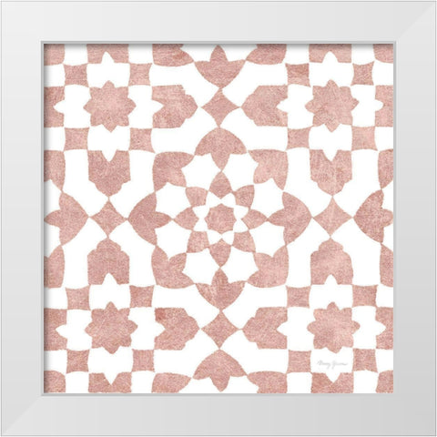 Simply Elegant XVI Rose Gold Crop White Modern Wood Framed Art Print by Green, Nancy