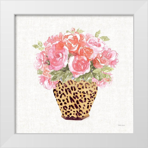 Luxe Bouquet II White Modern Wood Framed Art Print by Grove, Beth