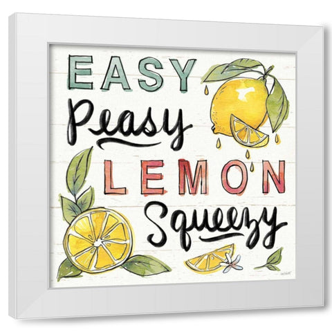Lemonade Stand II White Modern Wood Framed Art Print by Tavoletti, Anne