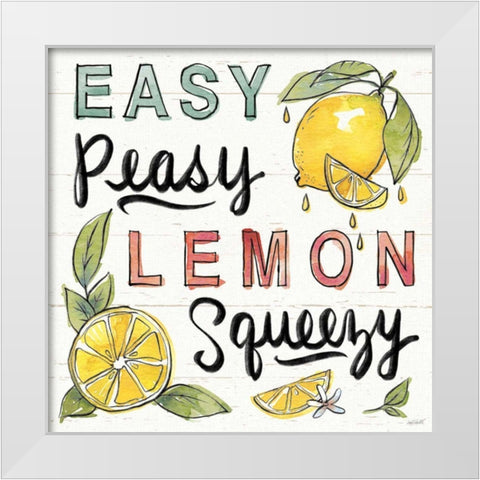 Lemonade Stand II White Modern Wood Framed Art Print by Tavoletti, Anne