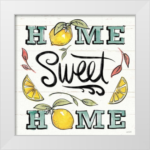 Lemonade Stand III White Modern Wood Framed Art Print by Tavoletti, Anne