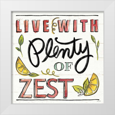 Lemonade Stand IV White Modern Wood Framed Art Print by Tavoletti, Anne