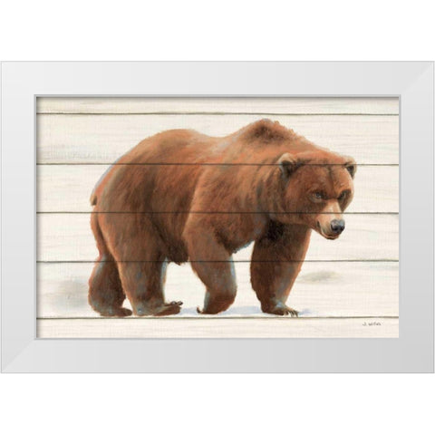 Northern Wild I on Wood White Modern Wood Framed Art Print by Wiens, James