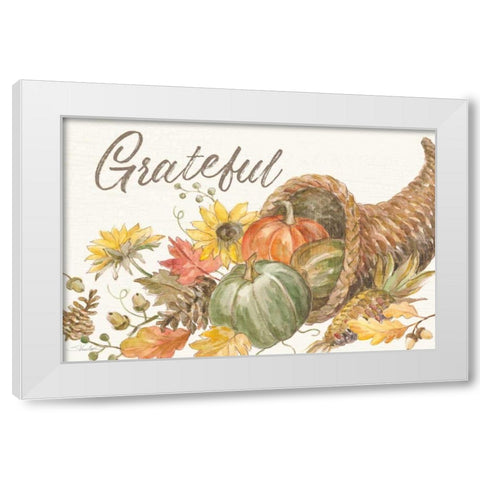 Happy Harvest II White Modern Wood Framed Art Print by Vassileva, Silvia