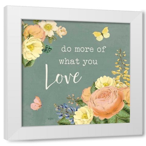 Garden District III Sage White Modern Wood Framed Art Print by Pertiet, Katie