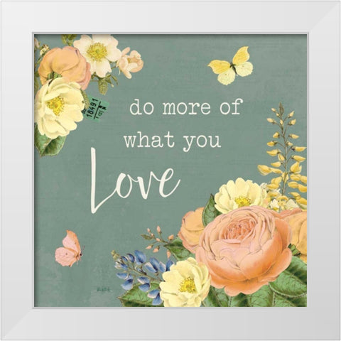 Garden District III Sage White Modern Wood Framed Art Print by Pertiet, Katie