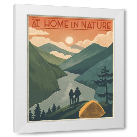 Born to Roam IV White Modern Wood Framed Art Print by Penner, Janelle
