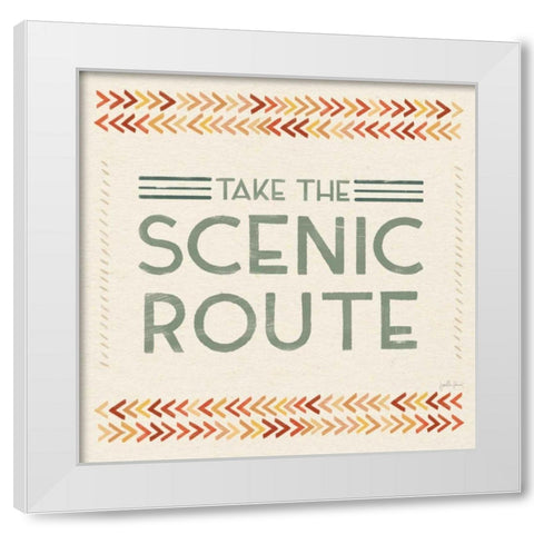 Born to Roam VII White Modern Wood Framed Art Print by Penner, Janelle