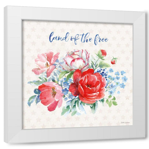 Americana Style II White Modern Wood Framed Art Print by Grove, Beth