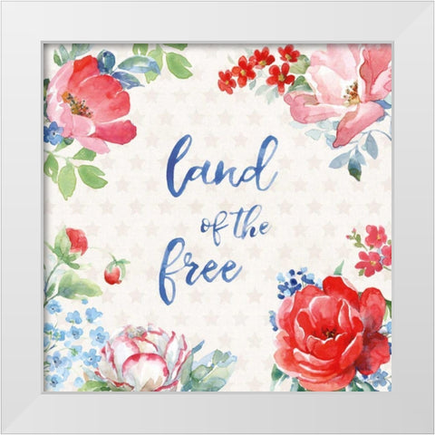 Americana Style IV White Modern Wood Framed Art Print by Grove, Beth