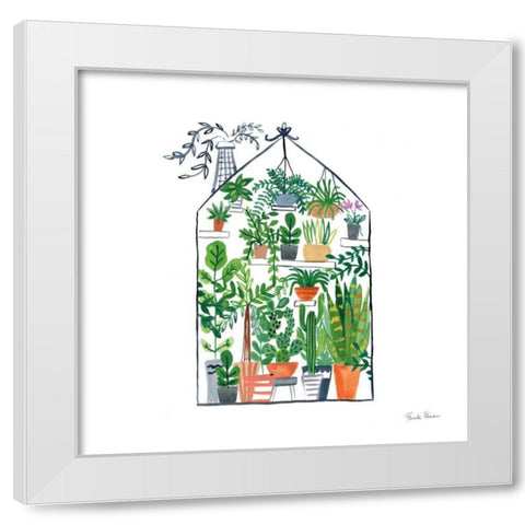 Greenhouse I White Modern Wood Framed Art Print by Paschke, Chris