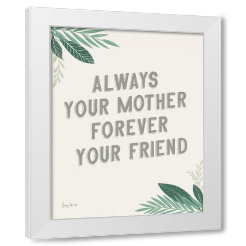 Fruity Cocktails Sentiment White Modern Wood Framed Art Print by Thorns, Becky