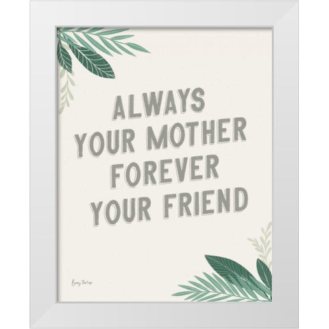 Fruity Cocktails Sentiment White Modern Wood Framed Art Print by Thorns, Becky