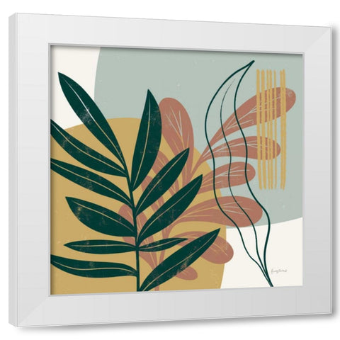 Mid Century Modern I Light White Modern Wood Framed Art Print by Thorns, Becky