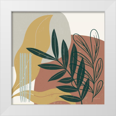 Mid Century Modern II Light White Modern Wood Framed Art Print by Thorns, Becky