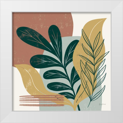 Mid Century Modern III Light White Modern Wood Framed Art Print by Thorns, Becky