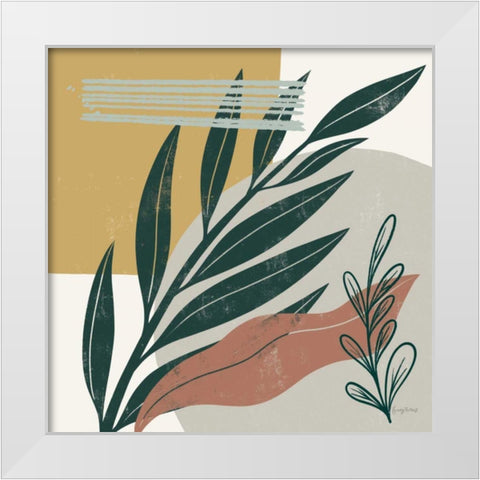 Mid Century Modern IV Light White Modern Wood Framed Art Print by Thorns, Becky