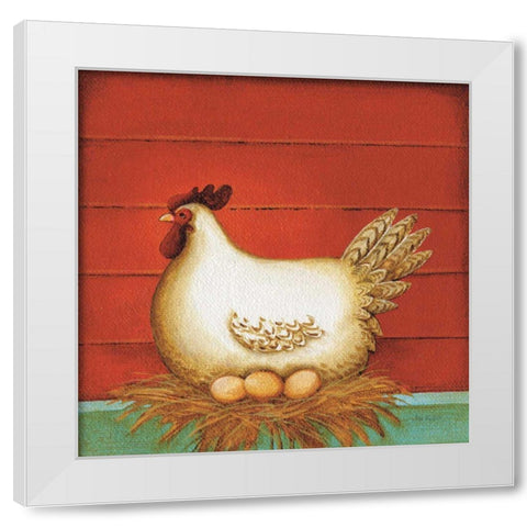 My Home III White Modern Wood Framed Art Print by Audit, Lisa