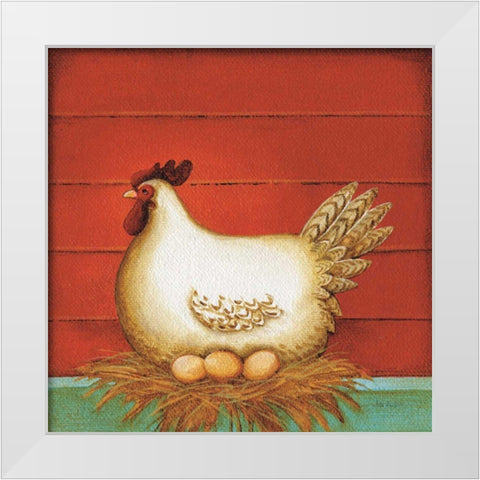 My Home III White Modern Wood Framed Art Print by Audit, Lisa