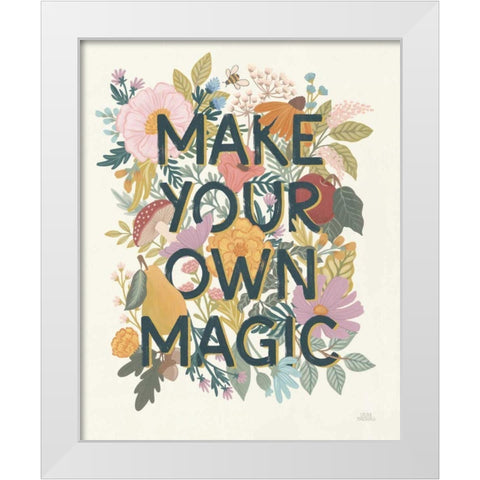 September Sweetness IV White Modern Wood Framed Art Print by Marshall, Laura