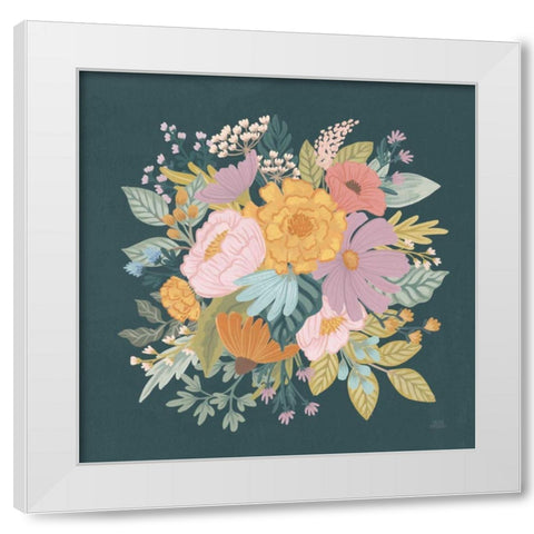 September Sweetness VI White Modern Wood Framed Art Print by Marshall, Laura