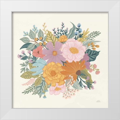 September Sweetness VII White Modern Wood Framed Art Print by Marshall, Laura