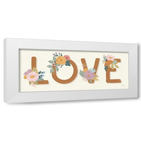 September Sweetness VIII White Modern Wood Framed Art Print by Marshall, Laura
