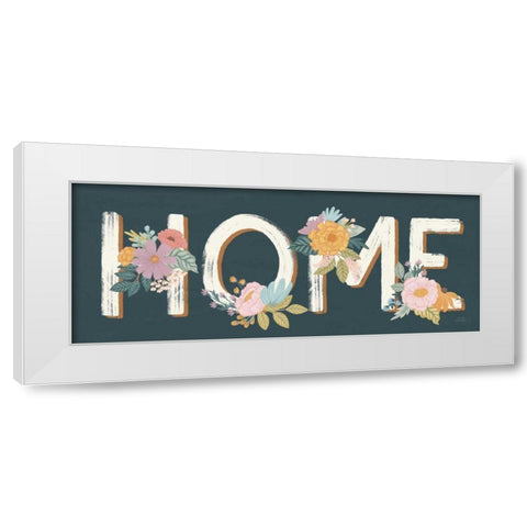 September Sweetness IX White Modern Wood Framed Art Print by Marshall, Laura