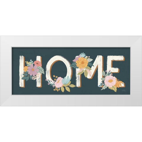 September Sweetness IX White Modern Wood Framed Art Print by Marshall, Laura