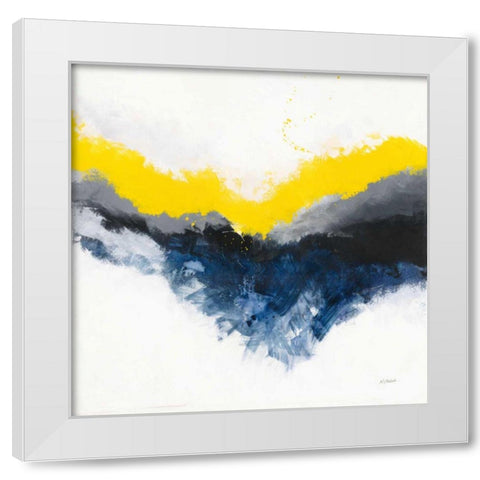 Cascade White Modern Wood Framed Art Print by Schick, Mike
