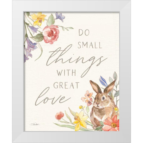 Happy Easter VIII White Modern Wood Framed Art Print by Vassileva, Silvia