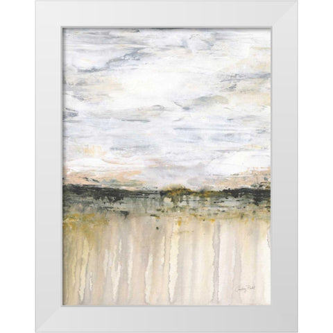 New Beginnings White Modern Wood Framed Art Print by Prahl, Courtney