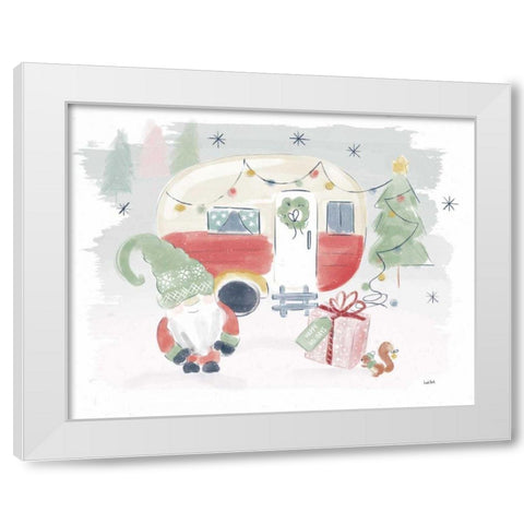 Woodland Wonders III White Modern Wood Framed Art Print by York, Leah